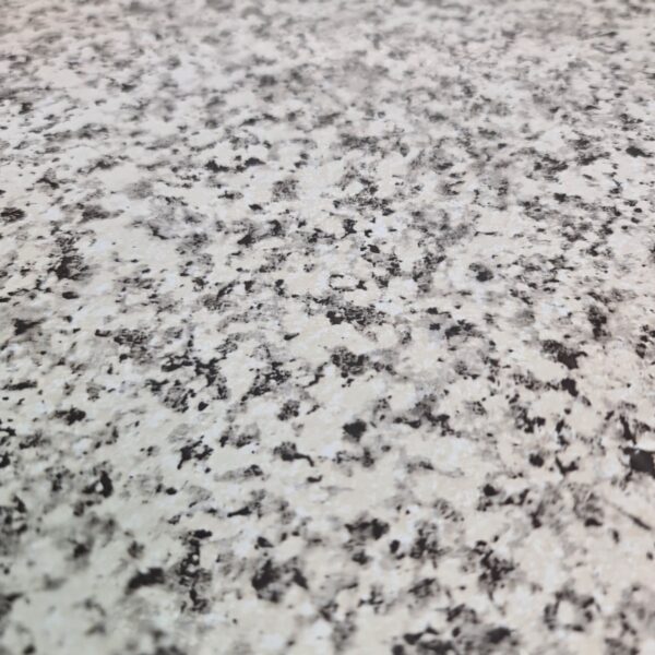 White Granite Stone Effect Adhesive Vinyl Floor Tiles 30.5cm x 30.5cm x 0.9mm Each (5 Pack) - 3sqft 1 White Granite Stone Effect Adhesive Vinyl Floor Tiles 30.5cm x 30.5cm x 0.9mm Each (Single Sample)