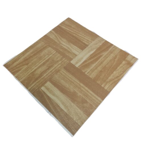 Square Wood Effect Adhesive Vinyl Floor Tiles 30.5cm x 30.5cm x 0.9mm Each (Single Sample)