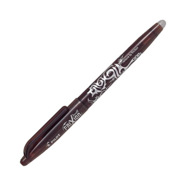FR7-BRN.jpg Pilot Brown (1 Pen) Frixion Rollerball – Medium 0.7mm, Erasable Ink Removes by Friction
