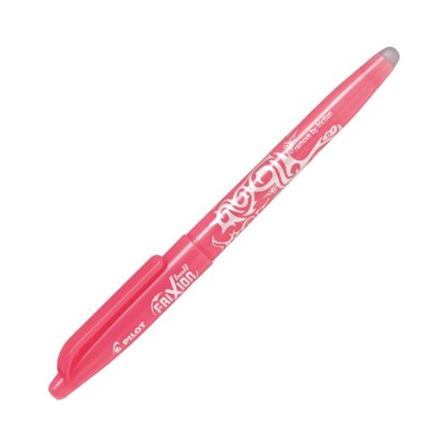 Pilot Coral Pink (1 Pen) Frixion Rollerball – Medium 0.7mm, Erasable Ink Removes by Friction