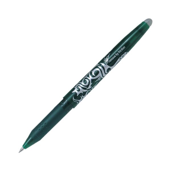 Pilot Green (1 Pen) Frixion Rollerball - Medium 0.7mm, Erasable Ink Removes by Friction 1 Pilot Green (1 Pen) Frixion Rollerball – Medium 0.7mm, Erasable Ink Removes by Friction