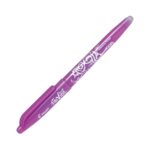 Pilot Purple (1 Pen) Frixion Rollerball – Medium 0.7mm, Erasable Ink Removes by Friction