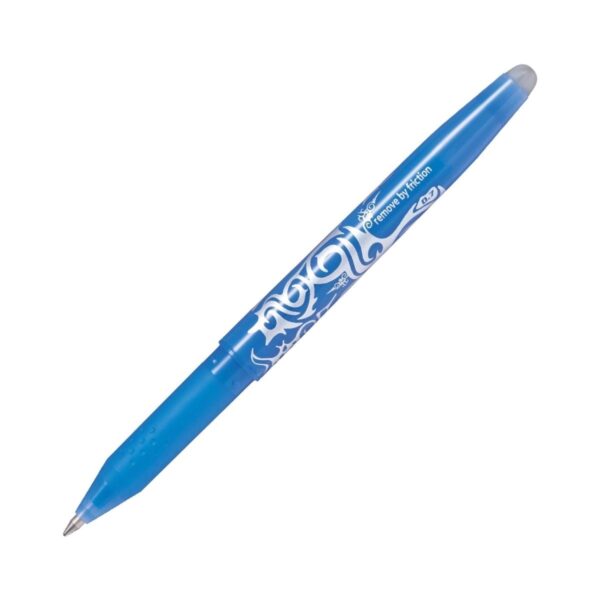 Pilot Sky Blue (1 Pen) Frixion Rollerball – Medium 0.7mm, Erasable Ink Removes by Friction