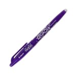 Pilot Violet (1 Pen) Frixion Rollerball – Medium 0.7mm, Erasable Ink Removes by Friction