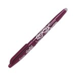 Pilot Wine Red / Burgundy (1 Pen) Frixion Rollerball – Medium 0.7mm, Erasable Ink Removes by Friction