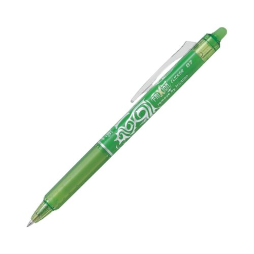 Pilot Lime Green (1 Pen) Frixion Retractable Pen – Medium 0.7mm Erasable Ink for Effortless Writing & Editing