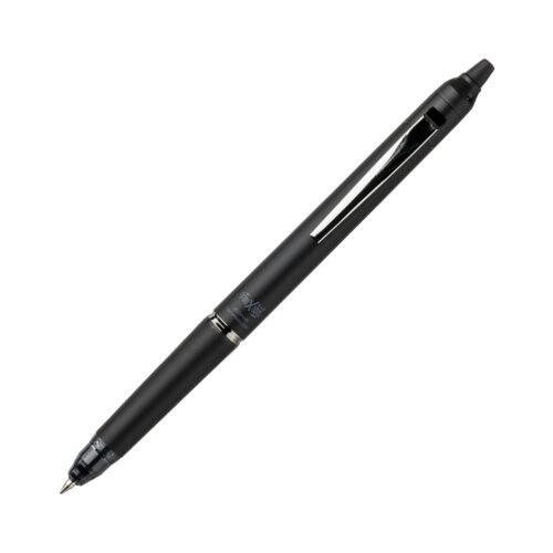 Pilot Frixion Black Ink, Black Barrel – Zone Technology Retractable Ball Pen 0.7mm, Smooth Write, Erase & Rewrite