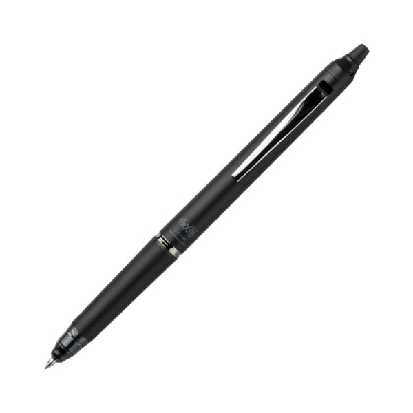 Pilot Frixion Black Ink, Black Barrel – Zone Technology Retractable Ball Pen 0.7mm, Smooth Write, Erase & Rewrite