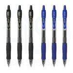 Pilot G-2 12 Pen Set (6 Blue & 6 Black) Broad 0.7mm Medium Retractable Rollerball Pen – Iconic Gel Pen with Bold Writing