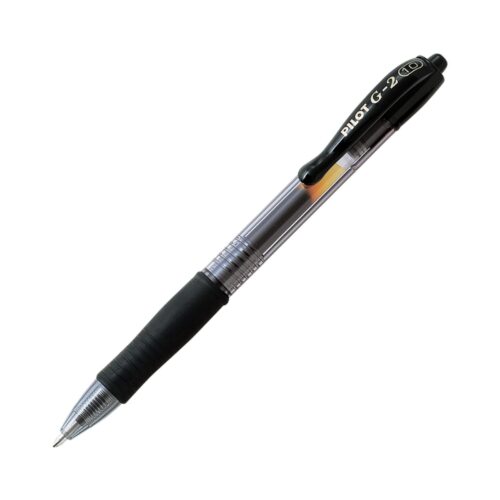 Pilot G-2 Black 1 Pen Broad 1.0mm Retractable Rollerball Pen – Iconic Gel Pen with Bold Writing