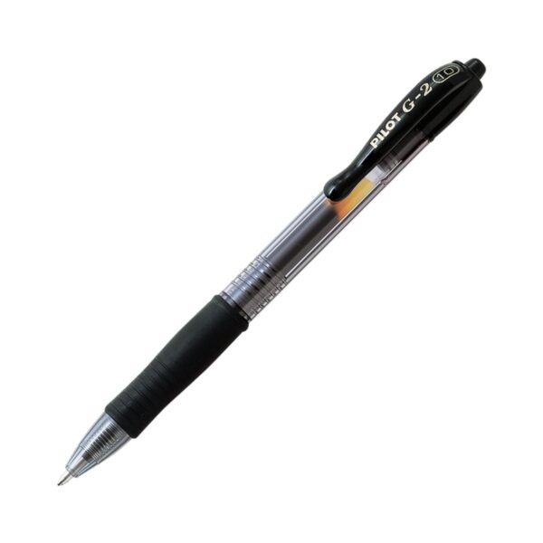 G2-10-BLK.jpg Pilot G-2 Black 1 Pen Broad 1.0mm Retractable Rollerball Pen – Iconic Gel Pen with Bold Writing
