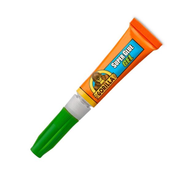 Gorilla Super Glue Gel 3g Tube (1 Loose) – Strong Fast Dry Adhesive, No Drip Formula, Multi Surface Repair