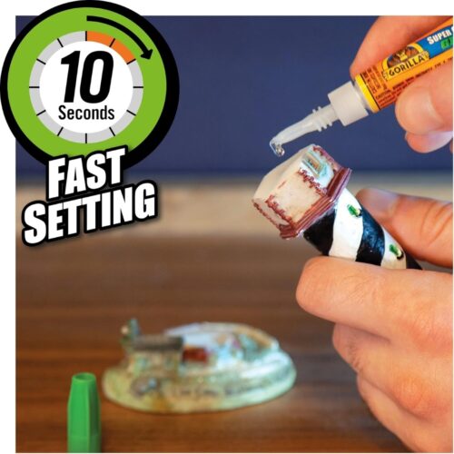 Gorilla Super Glue Precise Gel 15g – Fast-Setting, Impact-Tough Adhesive with Precision Application 13 Gorilla Super Glue Precise Gel 15g – Fast-Setting, Impact-Tough Adhesive with Precision Application
