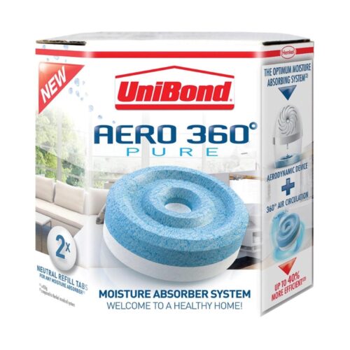 UniBond (1 Pack) AERO 360 Pure Refill Original 450g Moisture Absorber Tabs