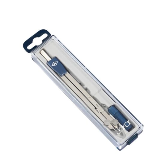 Jakar Geared Head Pencil Compass 135mm – Precision Drawing Tool with Spare Points & Storage Case for Technical Drawing, School & Office (1151)