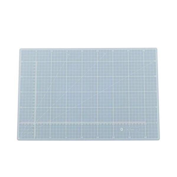Item0-4Kmf25.jpg Jakar Cutting Mat, Translucent, A3, Self-Sealing, Printed With 5cm And 1cm Squares On One Side
