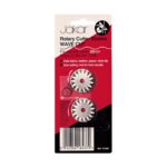 Jakar Spare Blades 28mm Diameter Wave Cut (For Ref. 7336 Small Rotary Cutter) – Pack of 2 on Blister Card for Smooth Wave Cutting (7348-B)