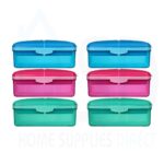 Sistema Slimline Pink Quaddie Lunch Box 1.5L | BPA-Free, Multi-Compartment & Leakproof Design for Fresh Meals