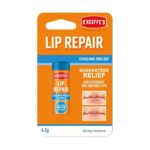 O’Keeffe’s Lip Repair Cooling Relief Lip Balm 4.2g – Instant Moisture for Dry, Cracked Lips