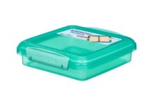 Sistema Turquoise Sandwich Box 450ml – Leakproof, BPA-Free & Perfect for Fresh Food Storage