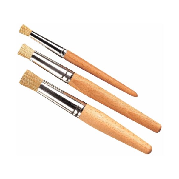 Item0-EeWksa.jpg Jakar Stencil Brush Set – Medium, Small, And Large (Pack Of 3)