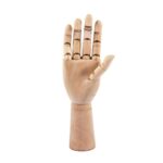 Jakar Wooden Hand, Large, Male, Right – 12” Individually Boxed for Drawing & Anatomy Studies
