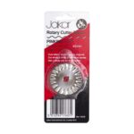 Jakar Spare Blades 45mm Diameter Pinking Cut (For Ref. 7337 Large Rotary Cutter) – Pack of 1 on Blister Card for Decorative Edge Cutting (7367-B)