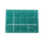 Jakar Cutting Mat, Green, A5, Double Sided Print, Self-Sealing, Printed With 1cm Squares