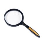 Jakar Magnifying Reading Glass 75mm – 2x/4x Magnification with Black Handle & Frame