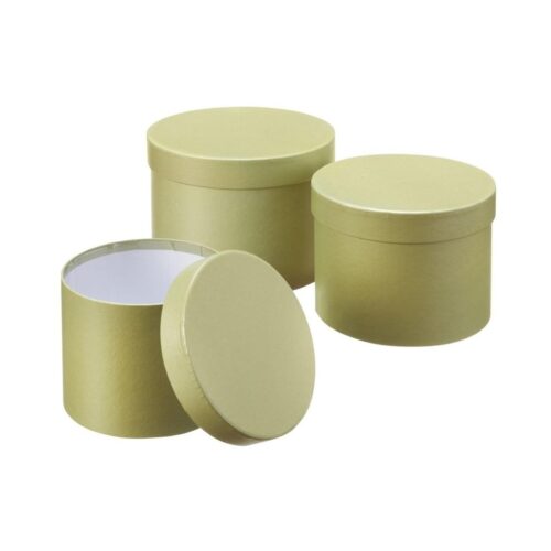 Oasis Round Sage Green Hat Boxes Set of 3 - Strong, Waterproof & Recyclable for Floristry Art & Crafts 2 Oasis Round Sage Green Hat Boxes Set of 3 – Strong, Waterproof & Recyclable for Floristry Art & Crafts