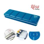 Rosa Gallery Empty Metal Case – Indigo for 21 Watercolour Full Pans