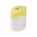 Möbius & Ruppert (M+R) Elipse Double Hole Metal Sharpener – Elliptic Swing Bin (Biomaterial, Biobased Carbon 69%)
