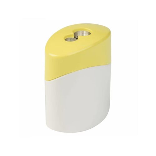 Möbius & Ruppert (M+R) Elipse Double Hole Metal Sharpener – Elliptic Swing Bin (Biomaterial, Biobased Carbon 69%)