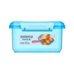 Sistema Blue Sandwich Box 1.2L | Leakproof, BPA-Free, and Perfect for Fresh Food Storage