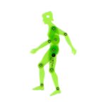 Jakar Female Human Silhouette Movable Template (1:10) – 175mm Height for Drawing & Design