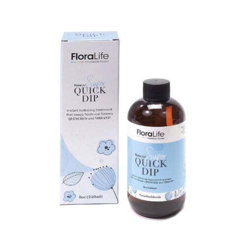 FloraLife Quick Dip 250ml – Instant Hydration Treatment for Fresh-Cut Flowers