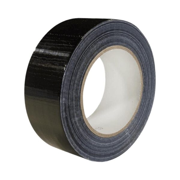 Item0-PVXdYa.jpg Black Duct Tape (Single Pack) – 50mm x 50M Gaffer Strong Adhesive Tape Water Resistant Multi Use Indoor/Outdoor