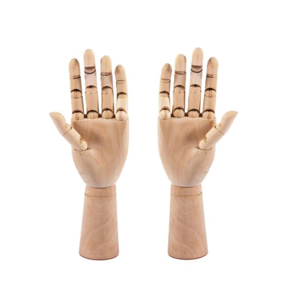 Item0-Pr1wXV.jpg Jakar Wooden Hands, Large, Male, Left & Right – 12” Individually Boxed for Drawing & Anatomy Studies