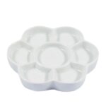 Jakar Palette, Porcelain, 6”/15cm Diameter, 7 Well, Flower Shaped, Individually Boxed