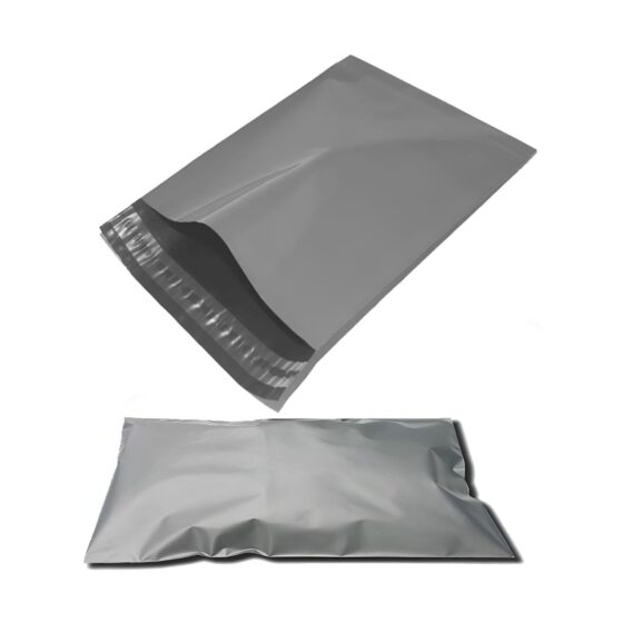 Grey Mailing Bag 105mm x 160mm (4″x6″) – Self-Seal Poly Mailer Envelope for Small Items