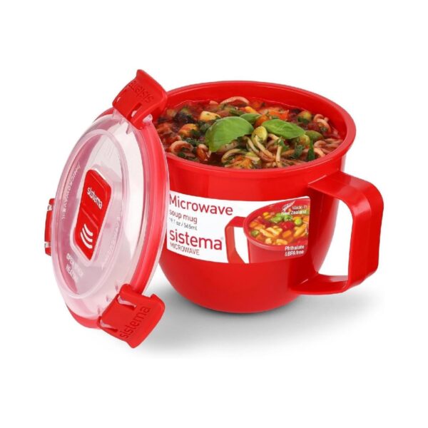 Item0-T0iH3f.jpg Sistema Microwave (6 Packs) Small Soup Mug – 565ml | BPA-Free Plastic