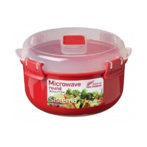 Sistema Microwave Round Bowl – 915ml | BPA-Free Plastic
