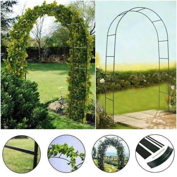 Item0-UiOp3M.jpg Garden Arch – Stylish Trellis for Garden Pathways and Entrances – Great for Supporting Climbing Plants and Flowers