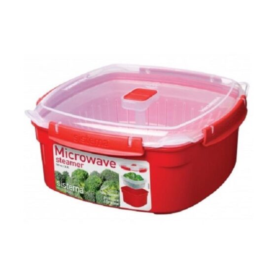 Sistema Microwave Large Steamer Container – 3.2L | BPA-Free Plastic