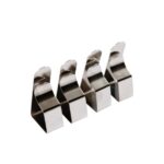 Jakar Drawing Board Clips, Nickel Plated (4 Skin Packed On Blistercard)