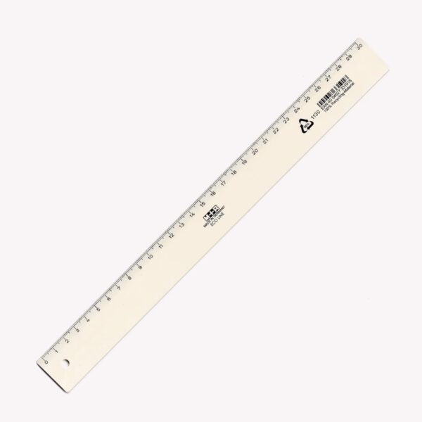 Item0-Z1YCMN.jpg Möbius & Ruppert (M+R) 100% Recycled Ruler – 30cm, Eco-Friendly, Durable Plastic