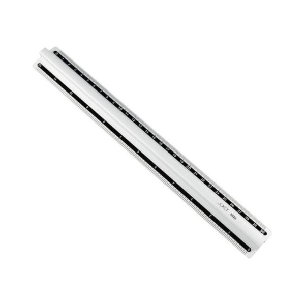 Item0-ZEuXZ3.jpg Jakar 30cm (12″) Aluminium Profile Ruler With Metric & Imperial Markings