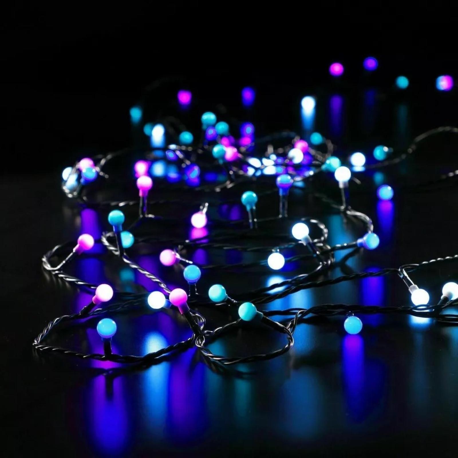 50 LED Pastel Berry Lights (4.9m) – Battery Fairy Lights for Christmas, Weddings, and Home Decor
