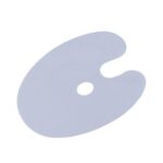 Jakar Palette, White Plastic, 33 X 25cm, Flat, Kidney Shaped, With Thumb Hole