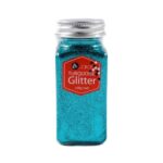 Jakar Glitter Fine, Turquoise, 100G Square Jar